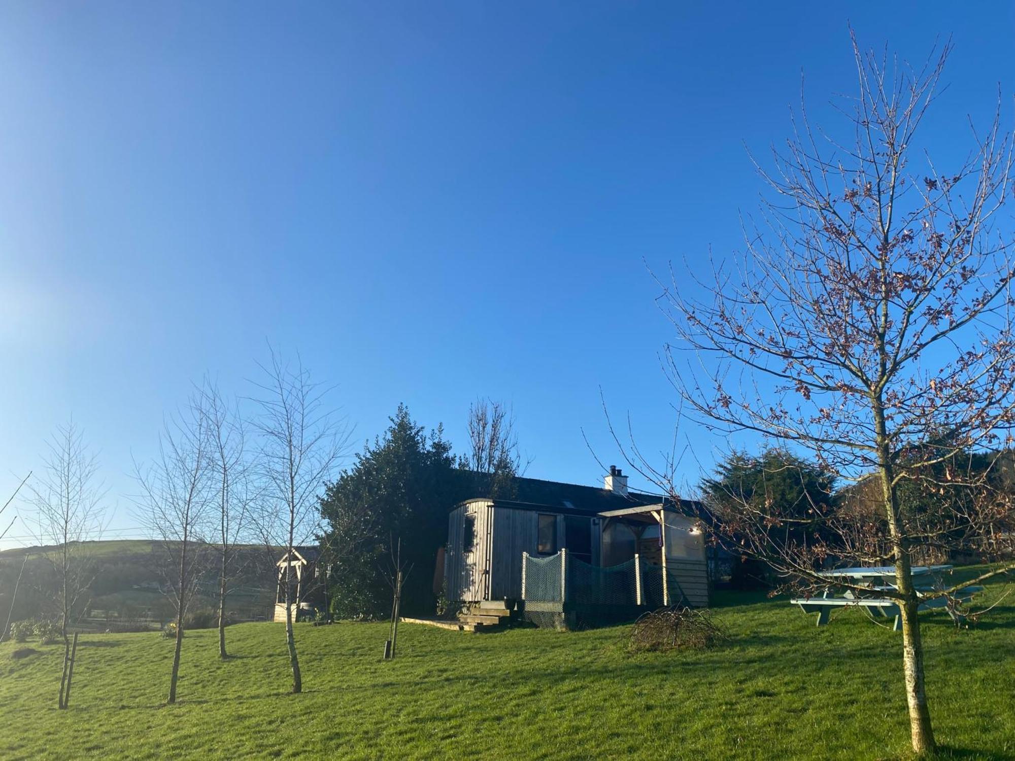 Stunning Shepherds Hut Rural Bliss Dumfries Exterior foto